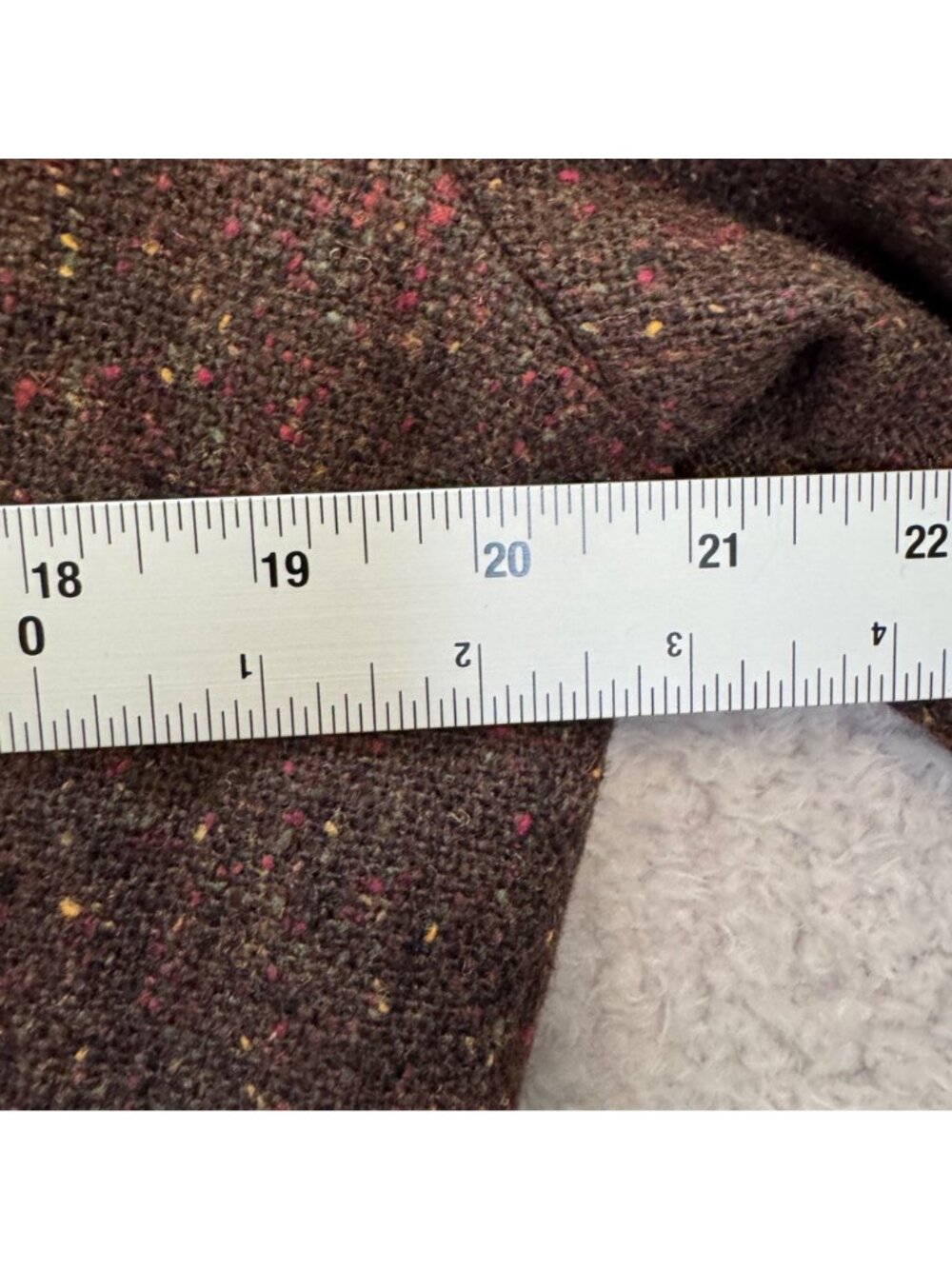 Vintage 90s Desert West Brown Wool Women's M Tweed Blazer Southwestern Boutique - Picture 16 of 16